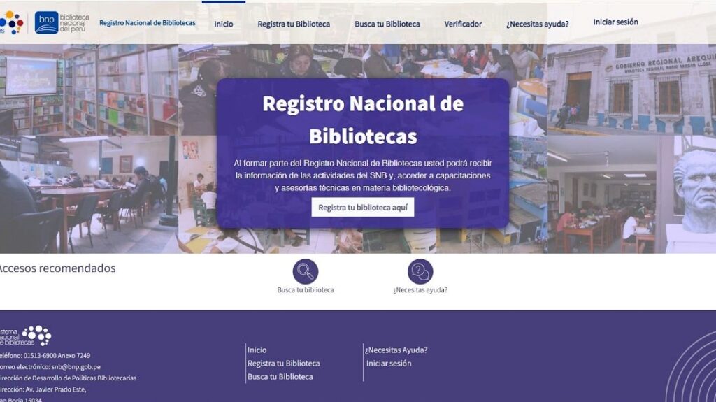 Sitio de la Red Nacional de Bibliotecas Móviles