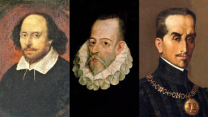 Shakespeare, Cervantes y el Inca Garcilaso, figuras centrales de la celebración.