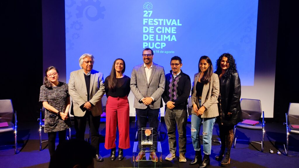 Equipo organizador Festival de Cine de Lima 2023.