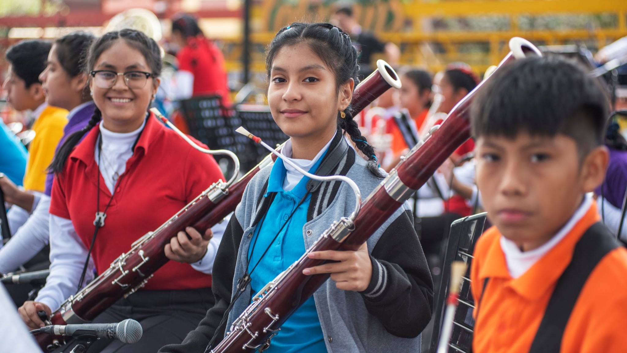 Niños y adolescentes de Sinfonía por el Perú ofrecerán un concierto gratuito. Foto: Difusión.