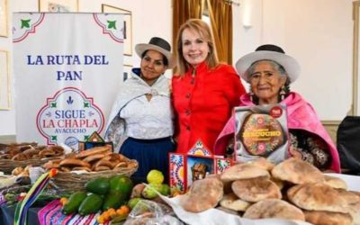 La embajadora María Eugenia Chiozza lideró el evento ‘Diplomacia Gastronómica: Plan de salvaguarda del pan ayacuchano’. Foto: CANCILLERÍA/Difusión.
