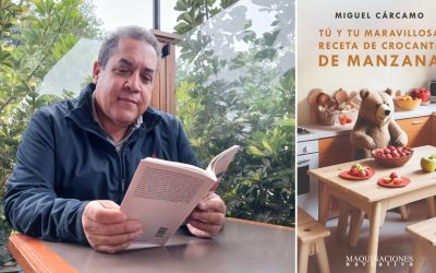 Miguel Cárcamo debuta con 'Tú y tu maravillosa receta de crocante de manzana'. Fotos: Difusión.