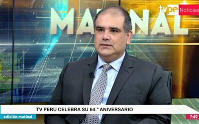 Presidente ejecutivo de IRTP, Joseph Dager, entrevistado en 'Edición Matinal'.