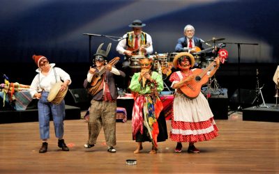 Escena de 'Los músicos ambulantes' de Yuyachkani. Foto: GTN/Difusión.