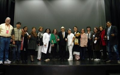 Elenco de artistas aficionados de la Municipalidad de Miraflores. Foto: Difusión.
