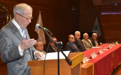 El Embajador Harry Belevan McBride anunció un horizonte de modernización institucional. Foto: Difusión